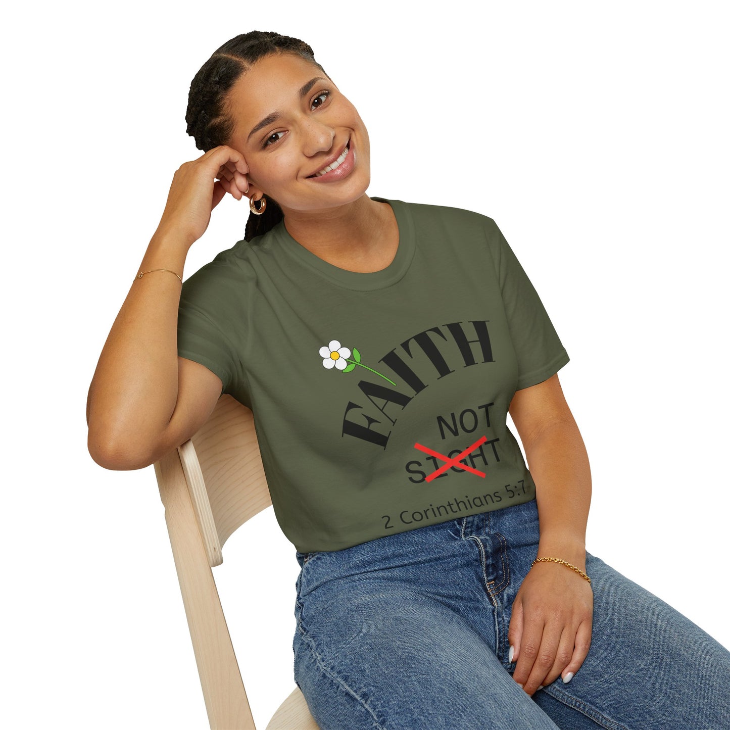KT&T Faith Not Sight Tee- Women