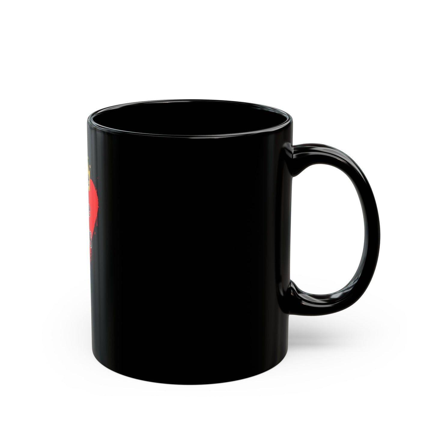 KT&T Love Made Jesus Do It Black Mug (11oz)