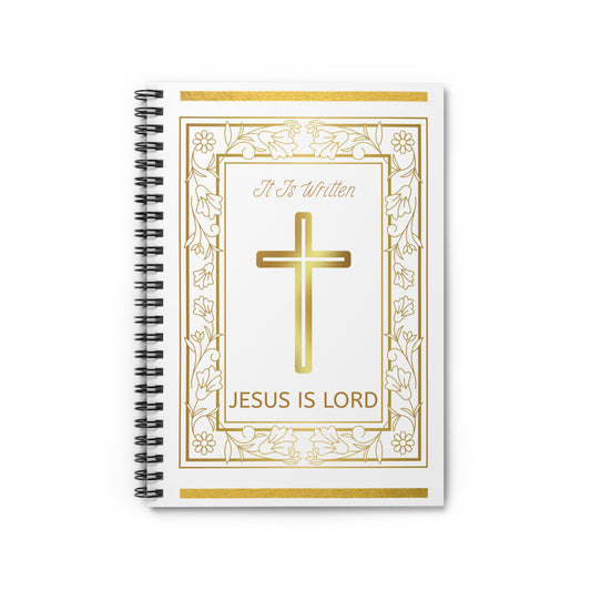 KT&T JESUS IS LORD Spiral Notebook - Ruled Line