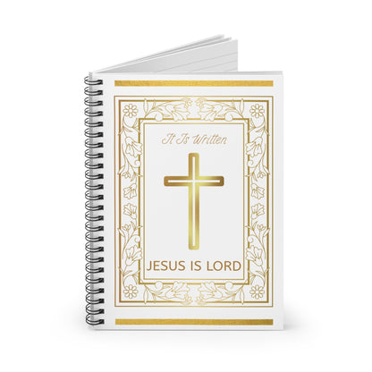 KT&T JESUS IS LORD Spiral Notebook - Ruled Line