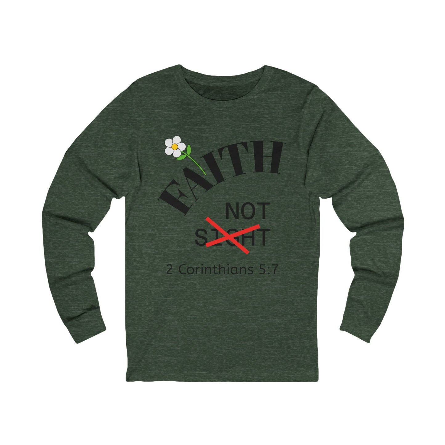 KT&T Faith Not Sight Long-sleeve Tee- Women