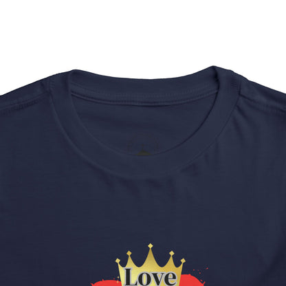KT&T Love Made Jesus Do IT Toddler Short Sleeve Tee
