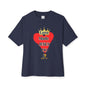 KT&T Love Made Jesus Do It Unisex Oversized Boxy Tee