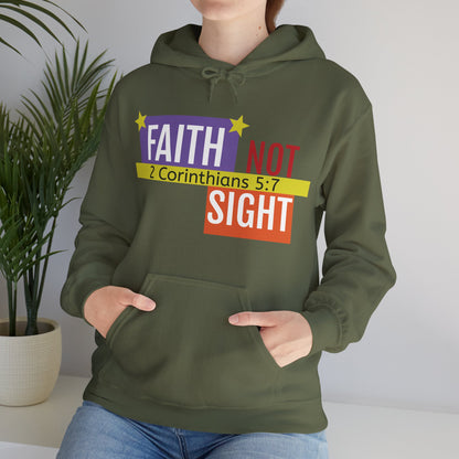 KT&T "Faith Not Sight" Unisex Heavy Blend™ Hooded Sweatshirt