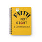 Diario en espiral Faith Not Sight de KT&amp;T - Amarillo