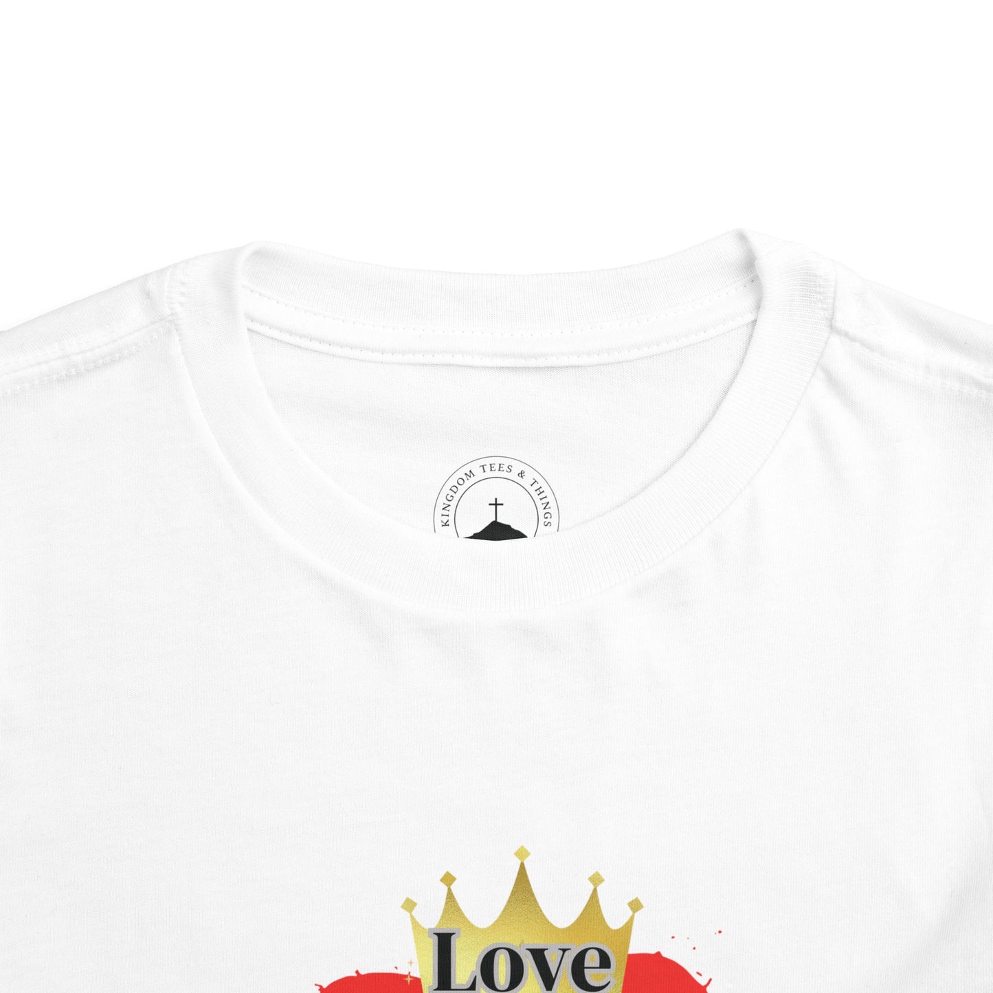 KT&T Love Made Jesus Do IT Toddler Short Sleeve Tee