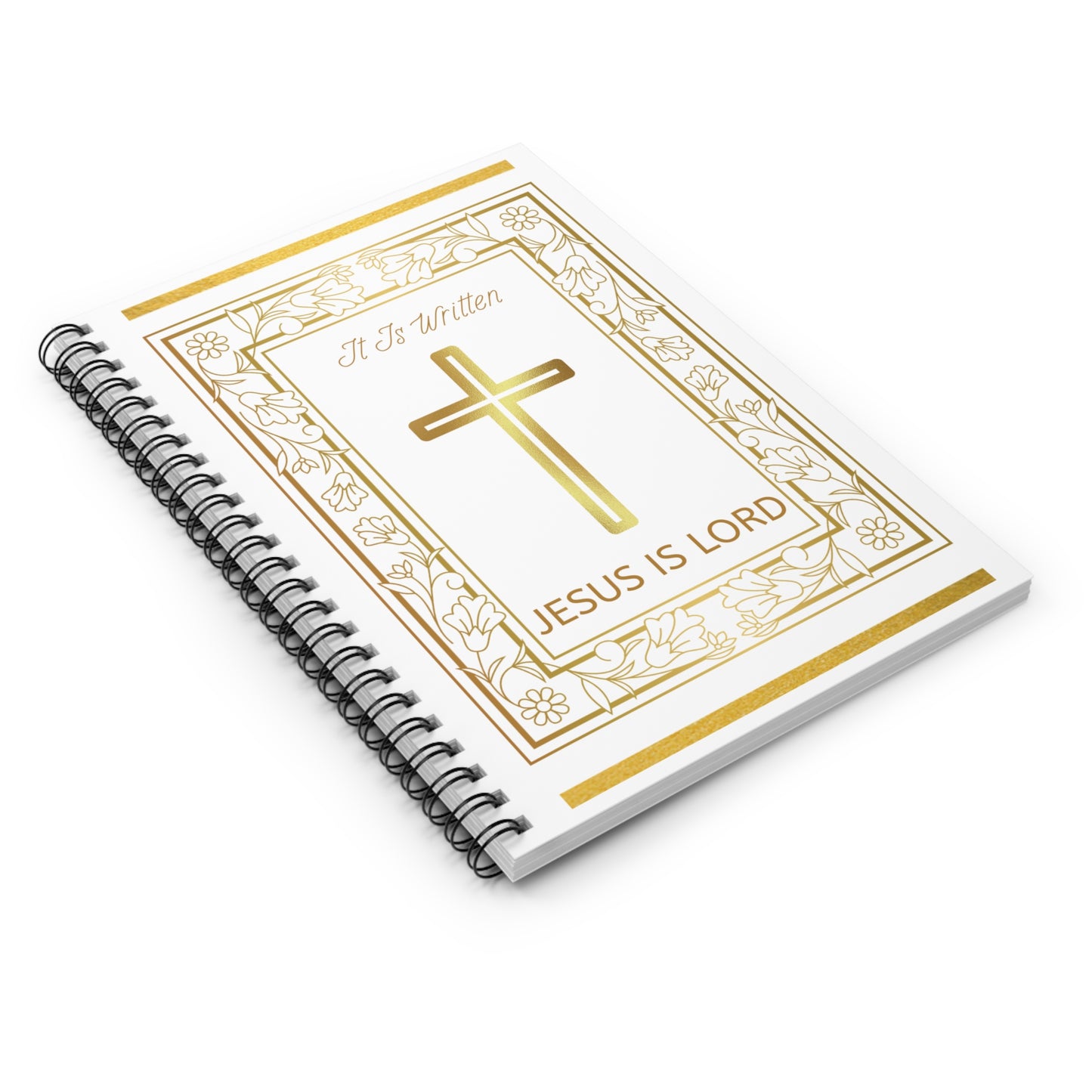 KT&T JESUS IS LORD Spiral Notebook - Ruled Line
