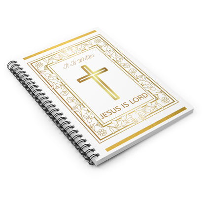 KT&T JESUS IS LORD Spiral Notebook - Ruled Line