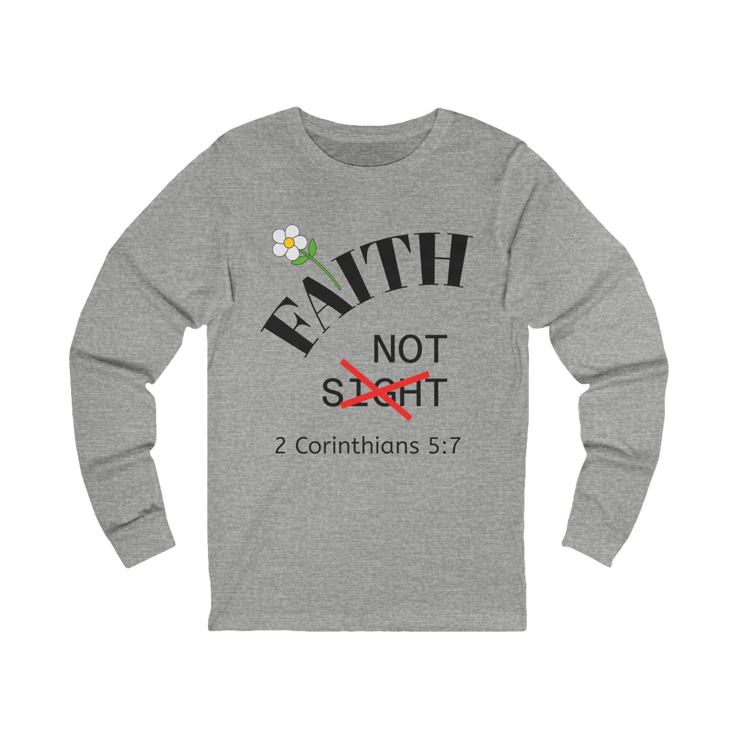 KT&T Faith Not Sight Long-sleeve Tee- Women