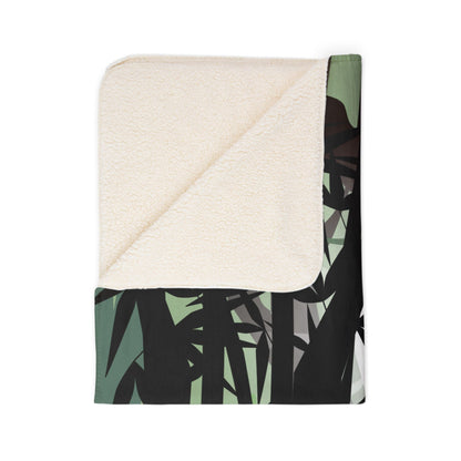 KT&T Don't Leave The Treasure In The Trial Fleece Sherpa Blanket