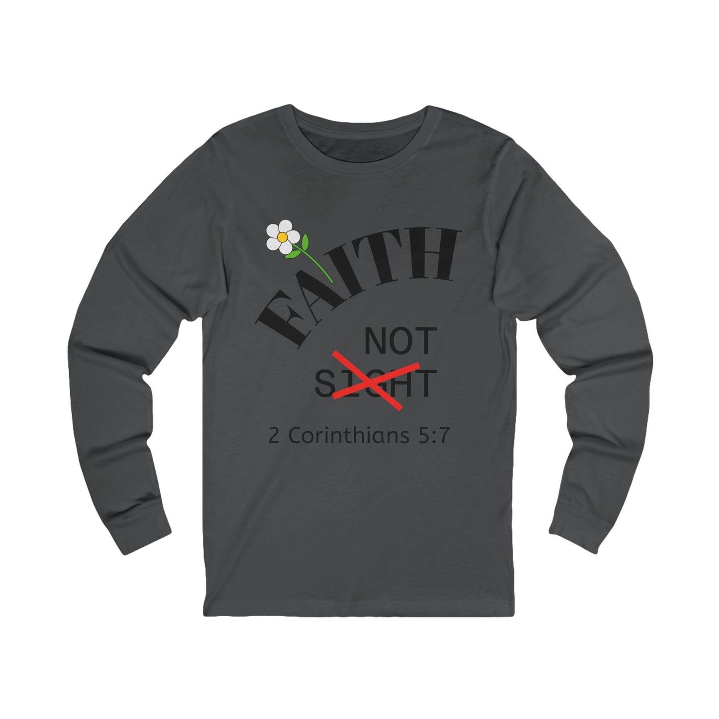 KT&T Faith Not Sight Long-sleeve Tee- Women