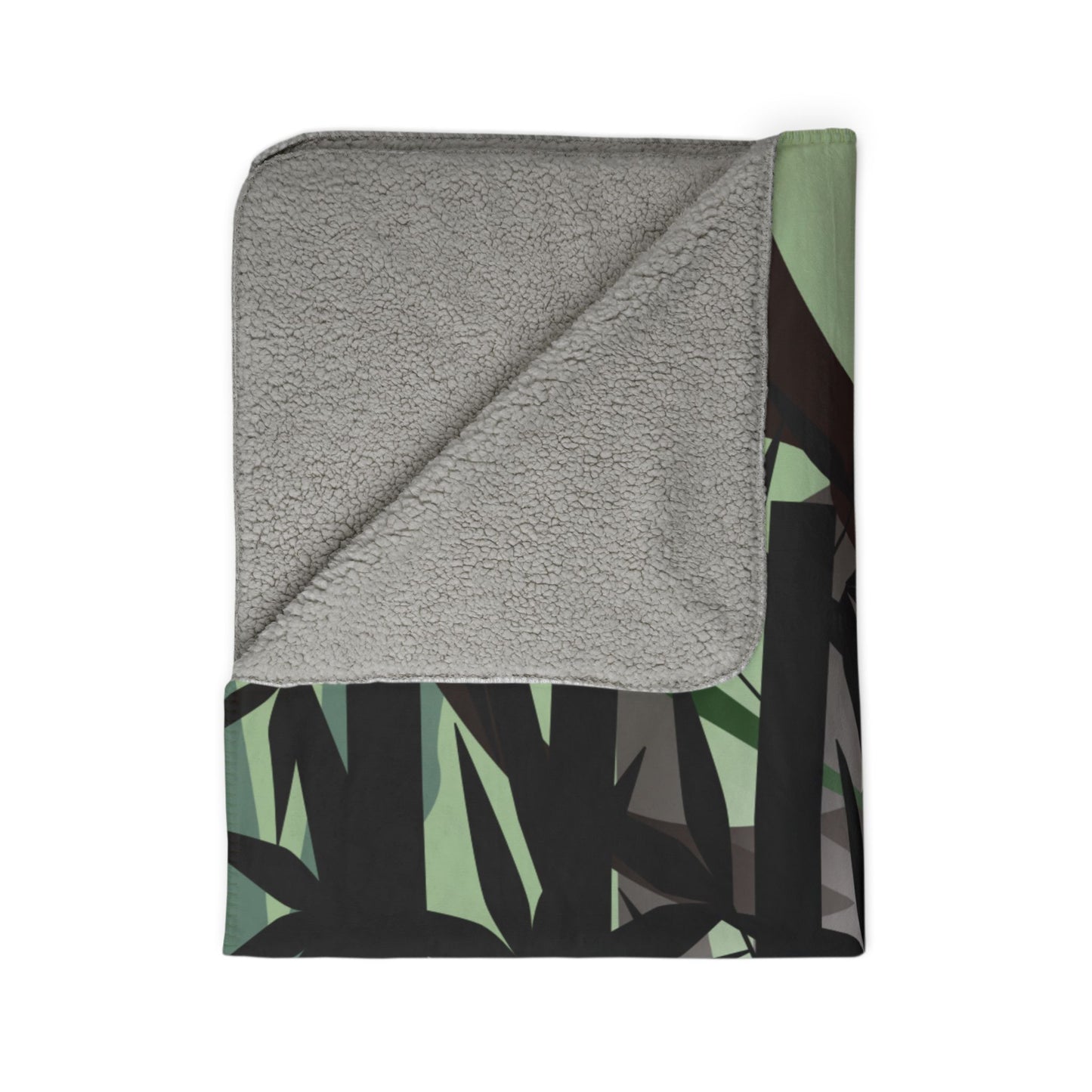 KT&T Don't Leave The Treasure In The Trial Fleece Sherpa Blanket