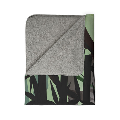 KT&T Don't Leave The Treasure In The Trial Fleece Sherpa Blanket