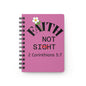 Diario en espiral Faith Not Sight de KT&amp;T - Rosa