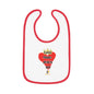 KT&T Love Made Jesus Do It Baby Contrast Trim Jersey Bib