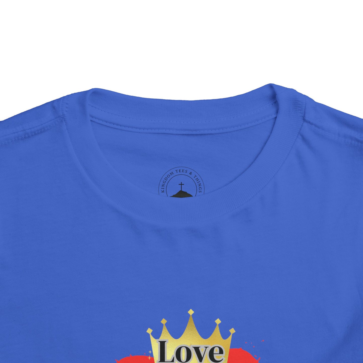 KT&T Love Made Jesus Do IT Toddler Short Sleeve Tee