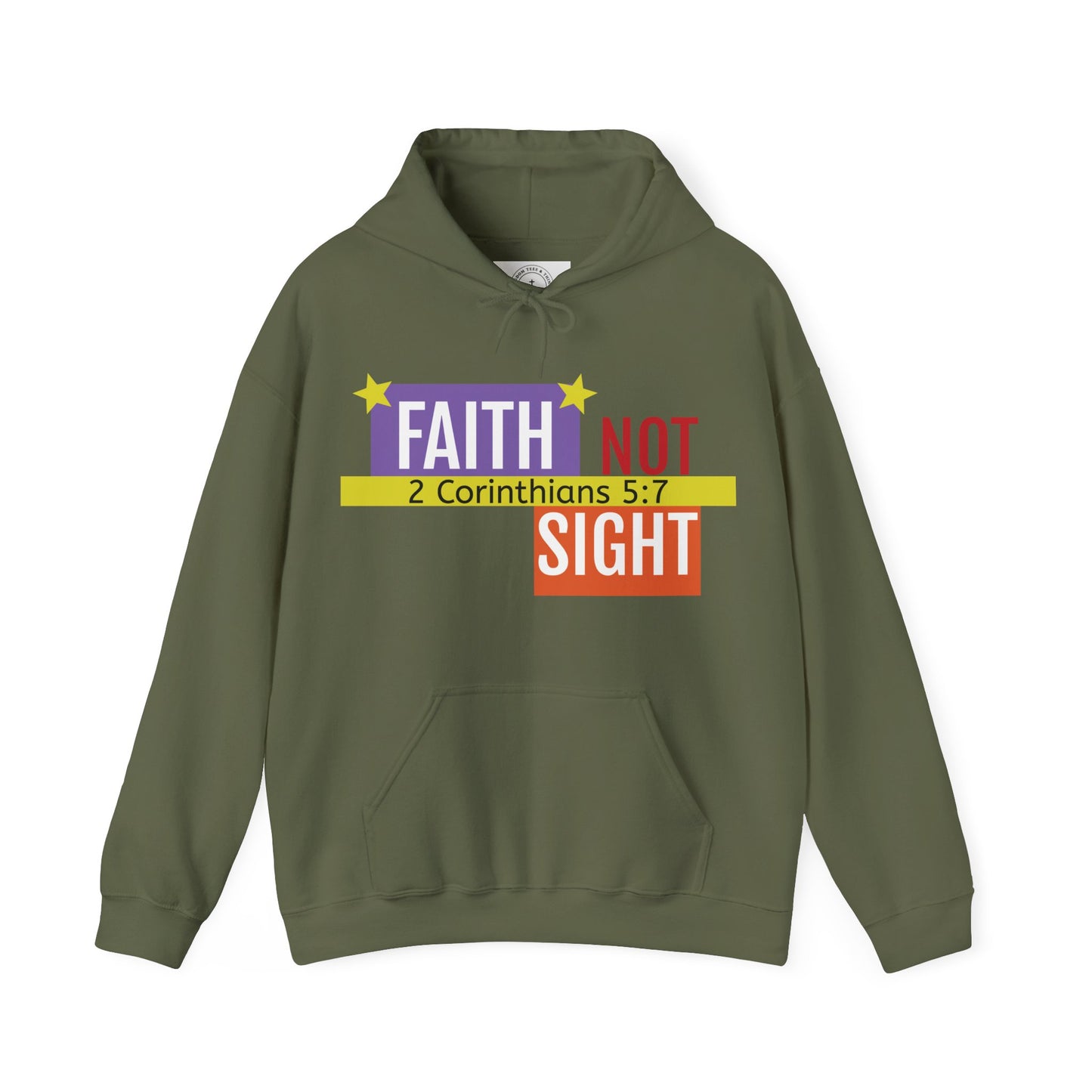KT&T "Faith Not Sight" Unisex Heavy Blend™ Hooded Sweatshirt