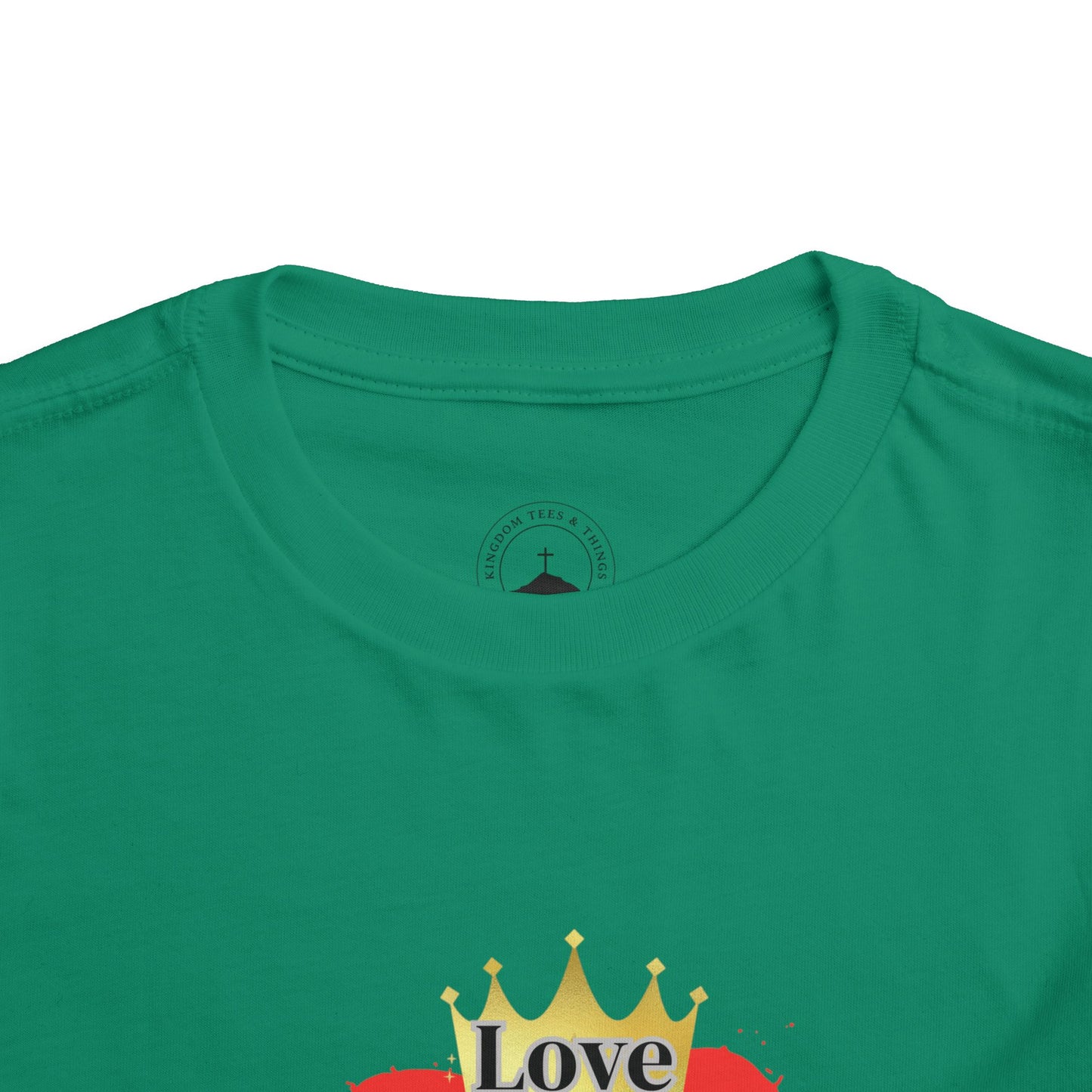 KT&T Love Made Jesus Do IT Toddler Short Sleeve Tee