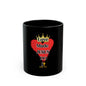 KT&T Love Made Jesus Do It Black Mug (11oz)