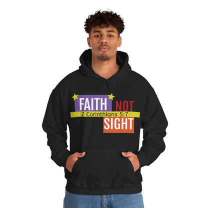 KT&T "Faith Not Sight" Unisex Heavy Blend™ Hooded Sweatshirt