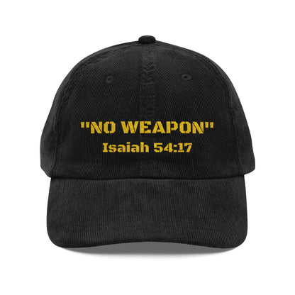 KT&T NO WEAPON Vintage Corduroy Cap (Embroidery)